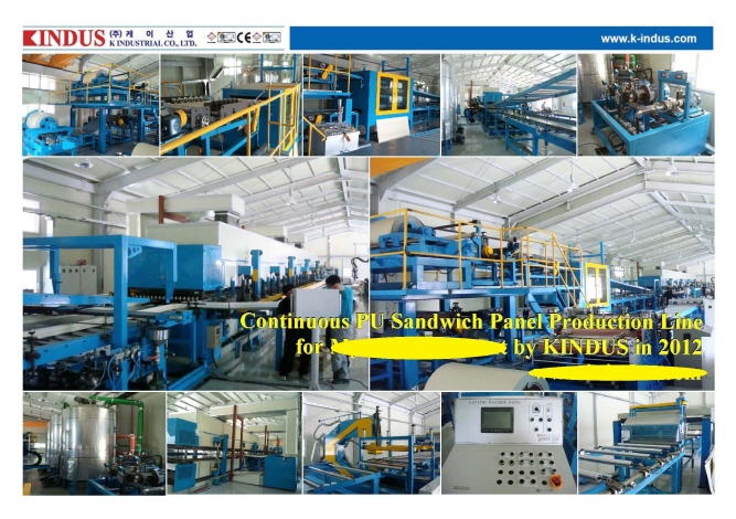 Insulated Sandwich Panel Production Line  Made in Korea